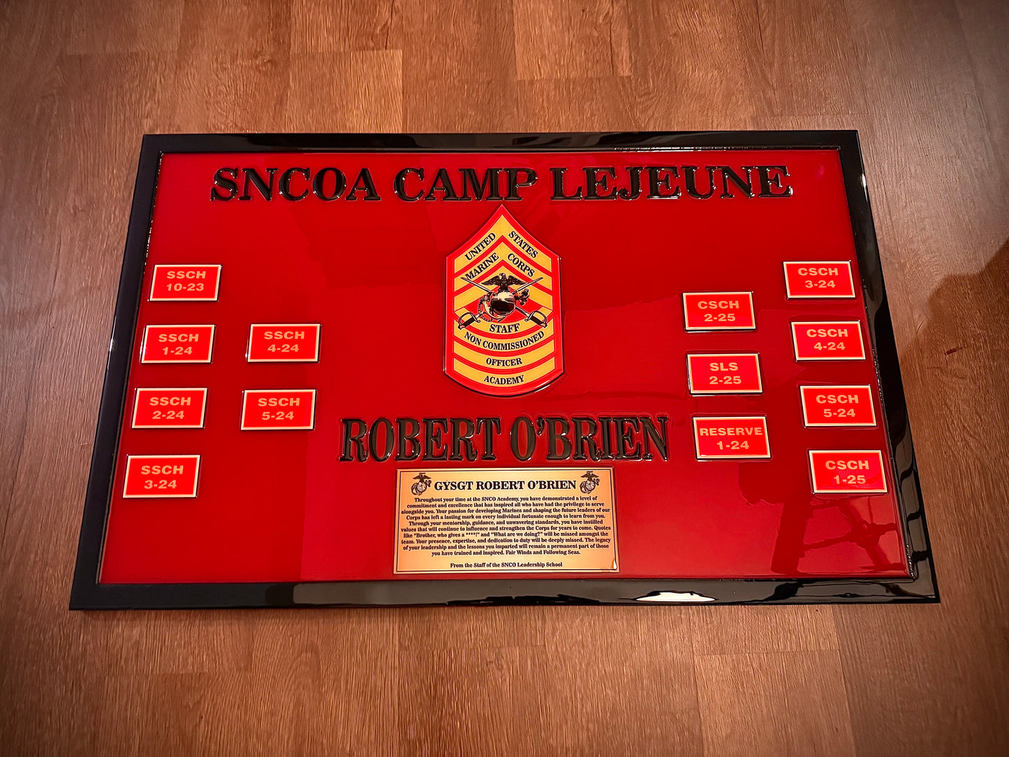 Command Suite Plaque