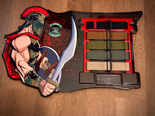 USMC MCMAP Martial Arts Belt Plaque – Marine Corps Combat Achievement Display