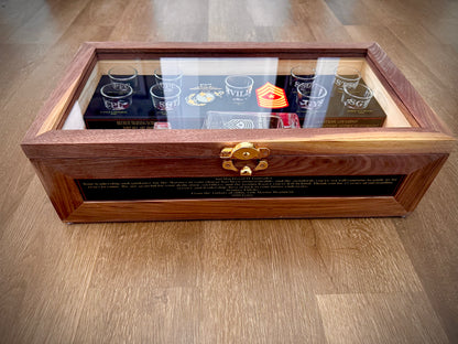 Custom Engraved Liquor Box – Personalized Military Gift