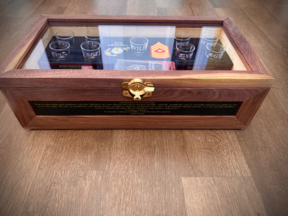 Custom Engraved Liquor Box – Personalized Military Gift