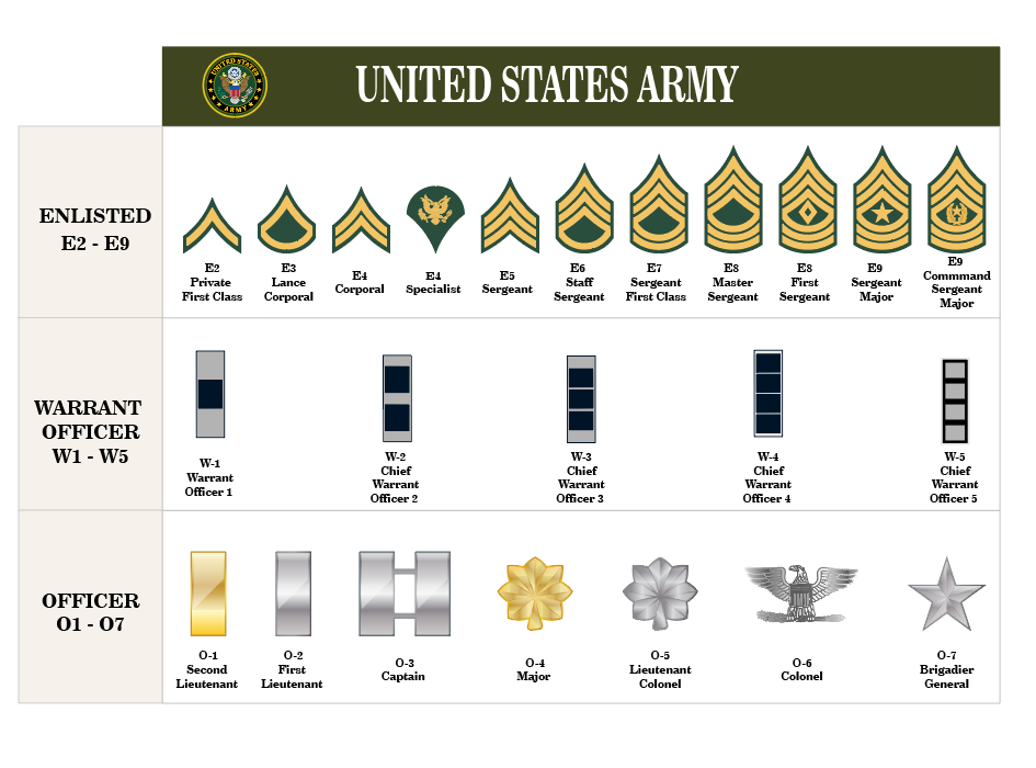 3D Printed Army Rank Insignia | Custom Display