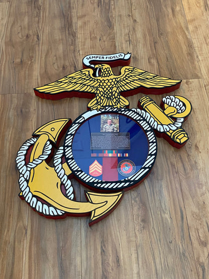 USMC EGA Shadow Box