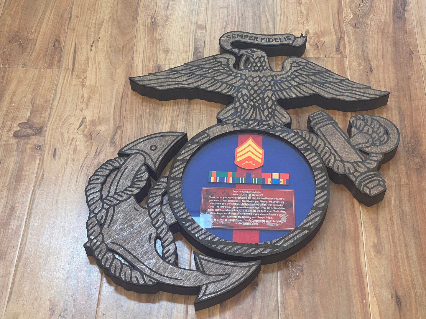 USMC EGA Shadow Box