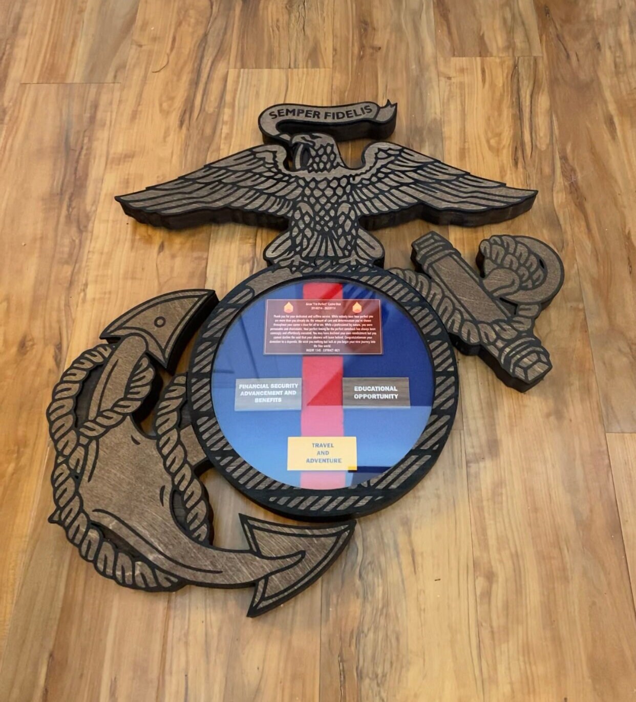 USMC EGA Shadow Box