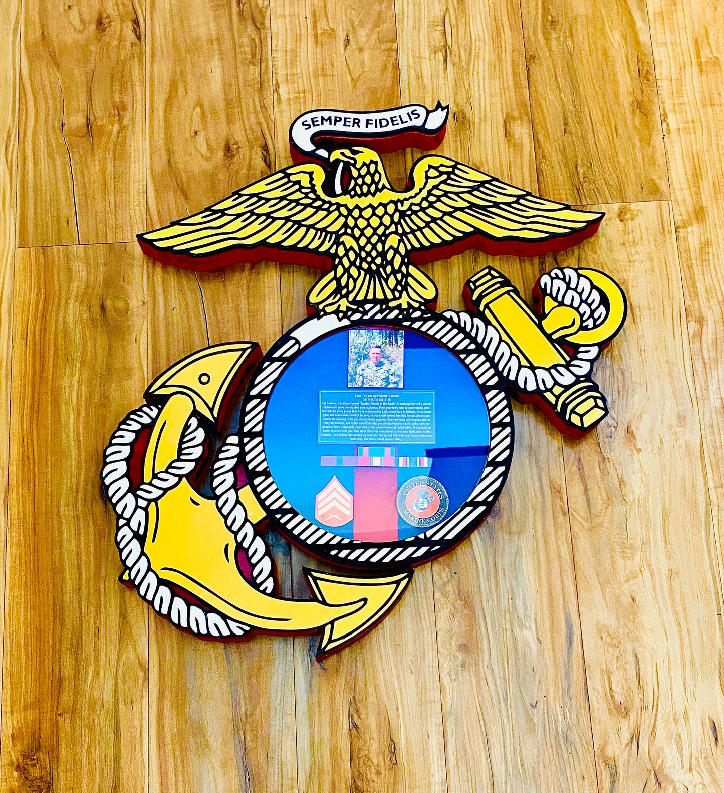 USMC EGA Shadow Box