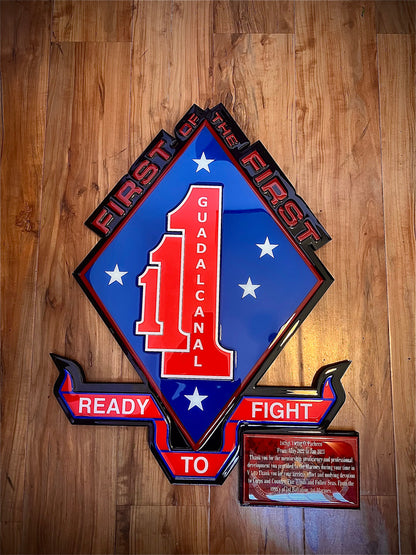 Custom Unit Logo Epoxy Plaque – Military Command & Squadron Award Display