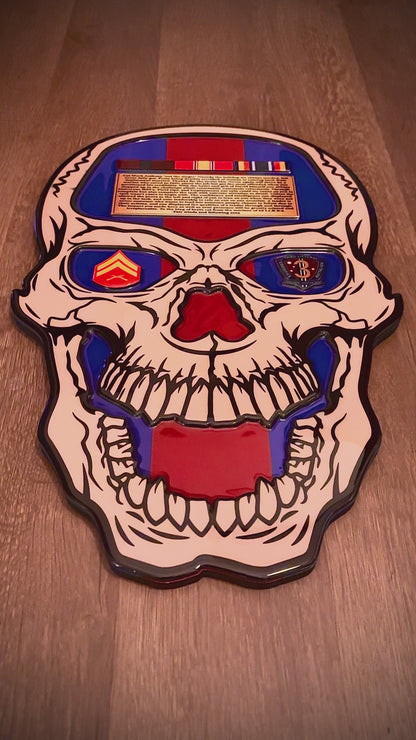Skull Plaque